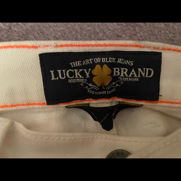 Lucky Brand White Sienna Tomboy Crop Jeans - Picture 2 of 4